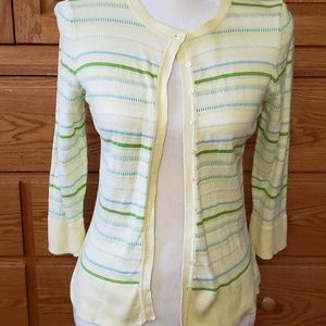 NWOT striped cardigan